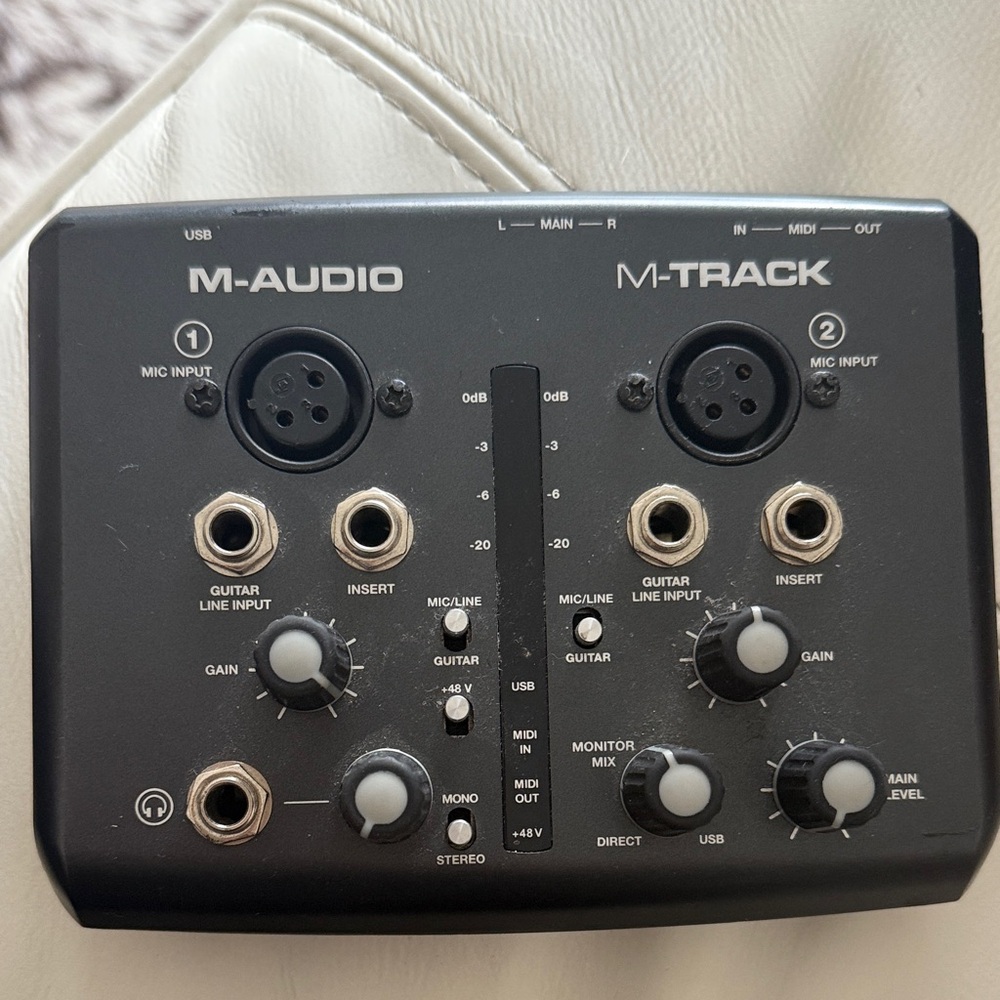 M-Audio M-Track plus USB Black Audio Interface